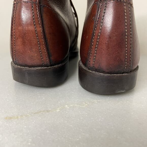 Vtg GOKEY SAUVAGE Brown Leather Chukka Boot Gro-Cord King Ankle Lace Up Men Sz 9 - Picture 11 of 16